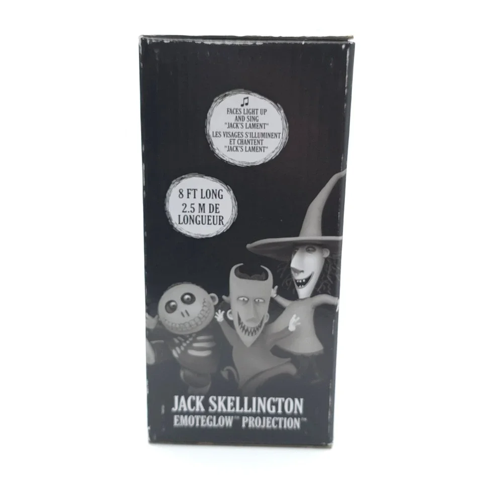 Disney Jack Skellington Musical Singing String Light 8ft Spooky Halloween Gothic